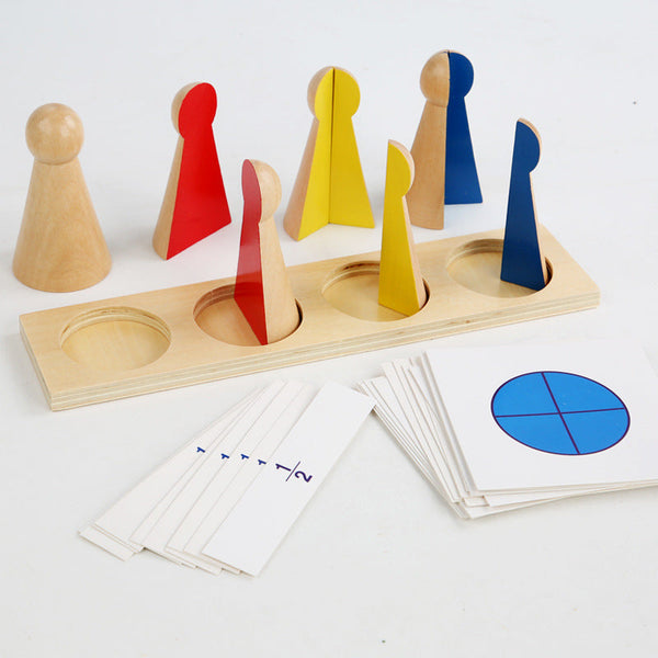Fraction Learning Skittles - Best montessori toys